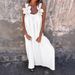 2025 Summer New Women's Solid Color Lace Fashion Dress For Women_ecoleips.com