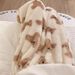 Cartoon Bear Teddy Pajamas Pants Fluffy Women Winter Warm Thick Sleepwear Trousers PJ Pants Christmas Kawaii Flannel Homewear_ecoleips.com