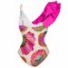Women's Clothing Retro Print One Piece Swimsuit Women's Hot Spring Resort Beach Skirt Two Piece Swimsuit_ecoleips.com