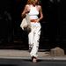 Women's Retro Utility Cargo Pants – Oversized Straight-Leg Drop Hem Workwear Trousers With Multi-Pockets_ecoleips.com