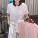 2024 Women's Summer New Fashion Commute Cotton Round Neck Diamonds Printed Solid Color Loose Short Sleeve Casual T-shirts Tops_ecoleips.com