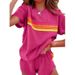 Spring Summer Loungewear Set For Women Casual Fashionable Simple Style Bestseller_ecoleips.com