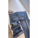 Vintage Embroidered Rhinestone Rose Jeans High Waisted Flared Wide Leg Pants, Comfortable Cotton Denim With Stretch Casual Style For Pear Shape_ecoleips.com
