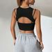 Women's Clothing Basic Trendy Street Style Women's T-Shirt Slim Fit Sleeveless Vest Top Spring/Summer Hot Selling_ecoleips.com