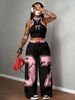 Women's Y2K Style Outdoor Top Street Fashion Two Piece Set Casual Look New Arrivals_ecoleips.com