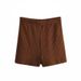 Women's Clothing High Waist Hip Lift Tight Thin Three Quarter Pants Sports Hot Pants Ant_ecoleips.com
