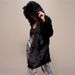 2025 New Women's Imitation Fur Coat Long-sleeved Hooded Thickened Thermal Slim Fur Jacket_ecoleips.com