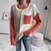 Cozy Patch-Pocket Sweater – Acrylic Blend Pullover With Contrast Stitching (S/M/L/XL, Oversized Fit, Fall-to-Winter Essential, Sweetheart Colors)_ecoleips.com