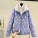 girl Girl 2025 New Down Glossy Fashionable Slim Lightweight Short Coat Women's Cotton Padded Jacket_ecoleips.com