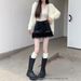 Summer High Waisted Slim Fit Denim Mini Skirt for Women Elegant Style with Fringed Edges Thin Midi Skirt_ecoleips.com