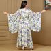 Women's Clothing Printed Long Skirt Arabic Clothing Muslim Women's Dress_ecoleips.com