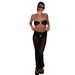 Black Strapless Bikini New Cross Border Style Sexy Women's Two Piece Swimsuit Beach Dress Three Piece Set_ecoleips.com