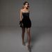 Women's Clothing Bandage Dress Short Black High End Evening Dress Birthday Party Small Dress Annual Meeting_ecoleips.com