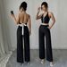 Women's Sleeveless Tracksuit Set 2 Piece Outfit Short Top with Long Pants Lightweight And Breathable Fabric_ecoleips.com