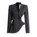 2025s Beware Of Asymmetrical Small 2025 New Model With Niche Design, Hollowed Out Waist Revealing Slimming Suit Jacket_ecoleips.com