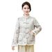 girl Wholesale New Autumn Winter Stand Collar Fleece Lined Thickened Jacket Chinese National Style Age-Reducing Small Coat_ecoleips.com
