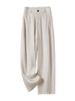 Suitable For All Seasons Tencel Linen Narrow Wide-Leg For Women Summer 2024 New Straight-Leg High-Waist Slimming Versatile Loose Pants_ecoleips.com