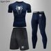 Women's Clothing Pro Men's Fitness Sports Set 3 Piece Quick Drying T-Shirt And Leggings Long Sleeve For Formal & Casual_ecoleips.com