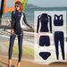 Women's Clothing Long Sleeved Swimsuit Female Diving Suit Sunscreen Jellyfish Suit Trousers Split Surfing Suit Snorkeling Suit_ecoleips.com
