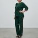 Women's Clothing Elegant Leopard Print Patchwork Floral Suit For Women Plus Size Summer New_ecoleips.com