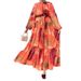Women's Clothing Muslim Chiffon Woven Long Elegant Dress_ecoleips.com