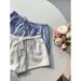 Women's Casual Drawstring Shorts, Solid Color & Striped Summer Shorts, Elastic Waist Comfort Fit For Outdoor Lounge Travel_ecoleips.com