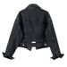 K Explosive Street Denim Jacket Women's New Vintage High Waist Unique Denim Short Jacket Top_ecoleips.com