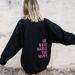 Women's Clothing XS 5X Drop Shoulder Sleeves Ladies New Letter Pattern Retro Print Top Pullover Loose Hooded_ecoleips.com