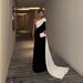 Women's Clothing Sexy Floral Full Length Shawl Evening Gown For Women Autumn/Winter European American Middle Eastern Style_ecoleips.com