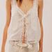 2025 New Solid Color Sweet Button Lace Trim Patchwork Camisole Top Versatile_ecoleips.com