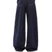American-style Early Autumn New Loose-fitting Women's Jeans, High-waisted, Slimming, Versatile, Vintage, Floor-length,_ecoleips.com