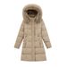 Women's Clothing Oversized Faux Fur Hooded Parka – Winter Trench Coat With Waist Tie (6 Colors, Sizes M-XXXL)_ecoleips.com