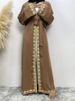Turkey Kaften Hijab Muslim Prayer Clothes Pure Color Caften Evening Dress Islamic Product Burka Saudi Black Abayas Women African_ecoleips.com