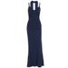Women Solid Color Slim Fit Round Neck Strappy Sexy Long Dress Elegant Bodycon Party Casual Evening Long Dress For Women_ecoleips.com