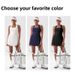 Spring Summer Anti Exposure Short Sleeve Jumpsuit Tennis Skirt Pleated Running Golf Sports Skirt Fashion Yoga Women's Clothing_ecoleips.com