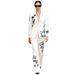 2026 Early Spring New Style Celebrity Fashion English Letter Embroidered Sequin Suit Jacket And Trousers Set (Two Pieces)_ecoleips.com