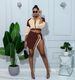 Women's High-Waisted Bodycon Skirt Pants – Retro Color-Block Mini Skirt For Fall/Winter (S-Xl, Black/White/Beige/Red)_ecoleips.com