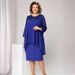 Women's Casual Long Sleeved Dress European American Style Summer Floral Round Neck 3D Printed Dress_ecoleips.com