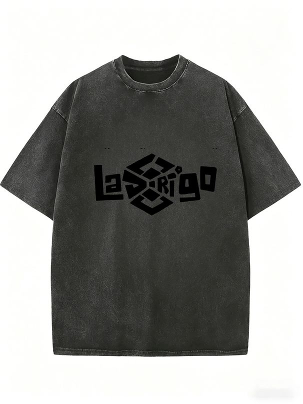 Women's Vintage Washed Cotton Tee, Relaxed Oversized Fit Casual Summer Top_ecoleips.com