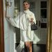 Talenza Elegant Satin Mini Dress Women's Fashion Luxury Scarf Ribbon Solid Ruched New Dresses Distinctive Female Party Dresses_ecoleips.com