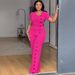 Women's Clothing Jumpsuit Irregular Neckline Waist Wide Leg Button Down Romper For Women For Formal & Casual For Women_ecoleips.com