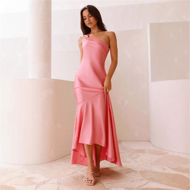 Europea Ad America Amazo 2025 Sprig/Summer New Sexy Off-Shoulder Slim-Fit Strapless Backless Mermaid Dress For_ecoleips.com