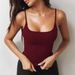 Women's Summer Style Milk Silk Slim Short Vest Top Hot Girl Suspenders Bottoming Inner Wear European American Clothing_ecoleips.com