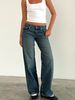 Women's Clothing Women's Denim New Women's Straight Jeans_ecoleips.com