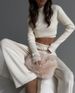 Women's Clothing Spring And Autumn Foreign Trade Temperament Leisure Suit Long Sleeved Navel Baring Top Suit_ecoleips.com