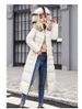 K Long Over-the-knee Cotton Coat For Women; New Style With A Big Fur Collar; Slim-fit And Thickened. No Bag_ecoleips.com