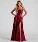 Elegant Backless Bodycon Dress With Waist Tie - Sexy Slim Fit Long Formal Gown For Women - Red_ecoleips.com