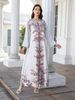 Cross-Border Muslim Women's Long Robe, Elegant Print Beaded Dress, Export Abaya, Stylish And Comfortable, Perfect For Special Occasions_ecoleips.com