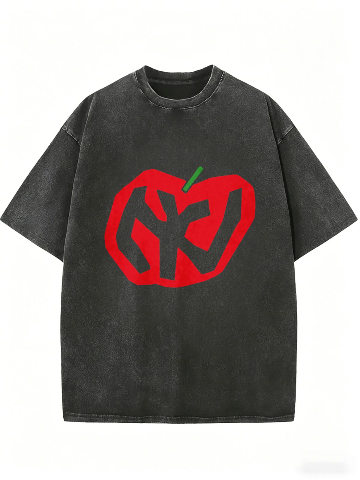 Women's Classic Washed Tee, Loose Fit Streetwear Top For Daily Outfits_ecoleips.com