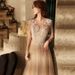 Women's Clothing Fringe Shoulder Evening Gown For Women Elegant Sexy Sophisticated Long Dress Perfect For Banquets And Annual Meetings_ecoleips.com
